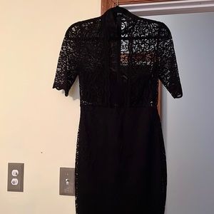 Express black dress